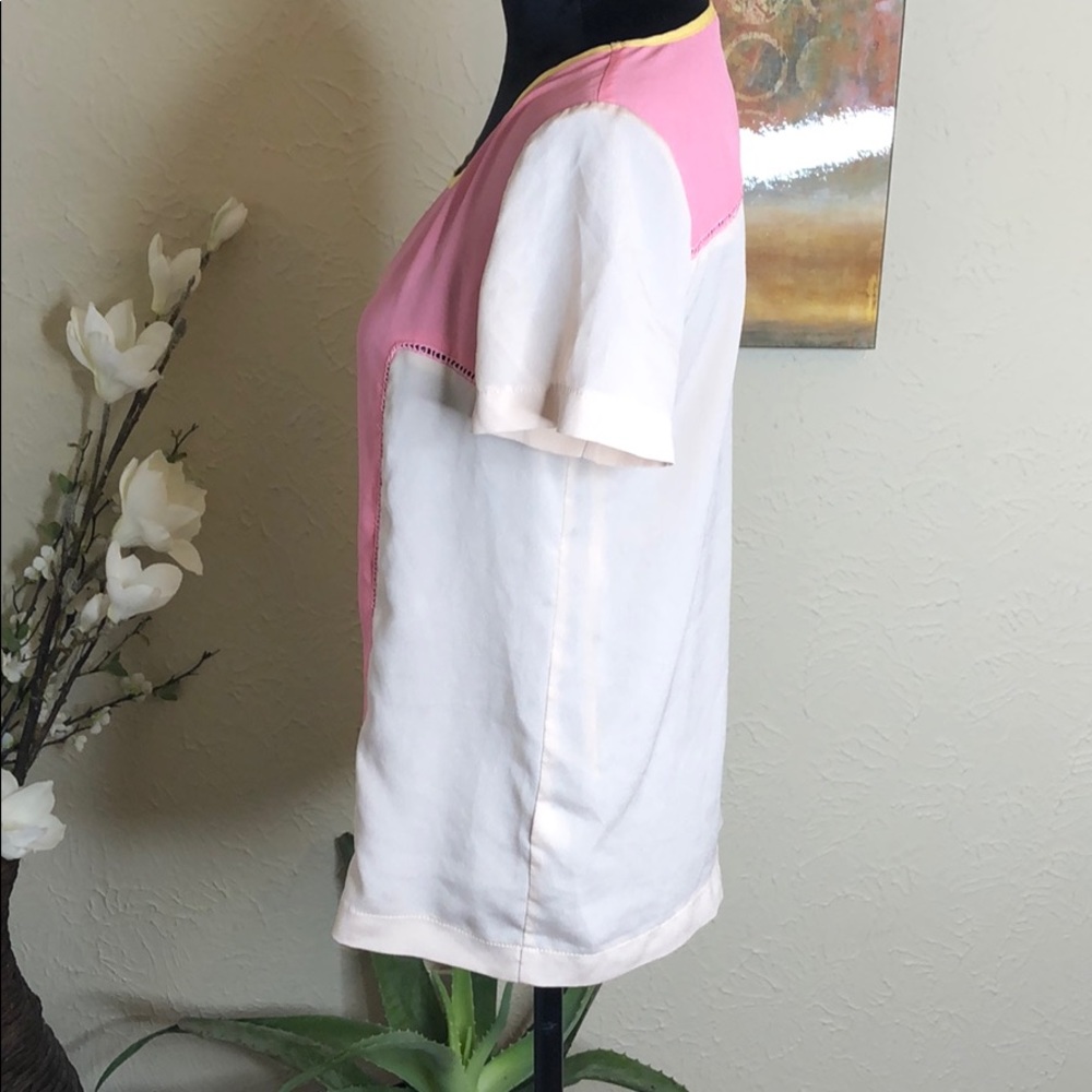 Gianni Bini Color Block Blouse XS - Picture 5 of 6